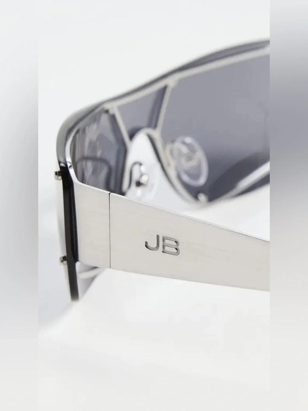 Jenny Bird Silver Frame Sunglasses with Blue Lens PR26-28